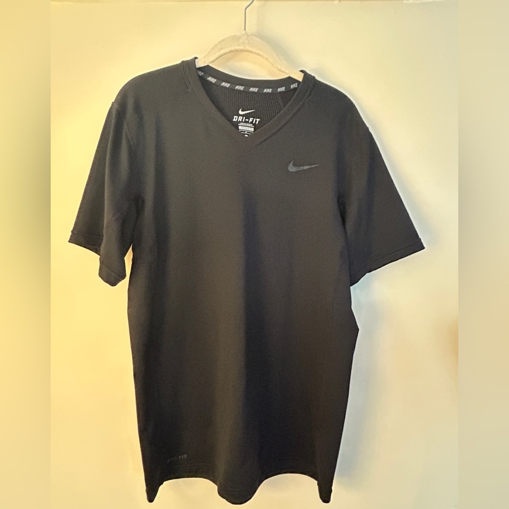 Nike Dri-FIT Ribbed Athletic Training Top Black Women’s Medium NWOT